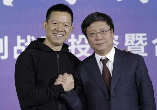 圖：樂(lè)視與融創(chuàng)戰(zhàn)略投資暨合作發(fā)布會(huì)上