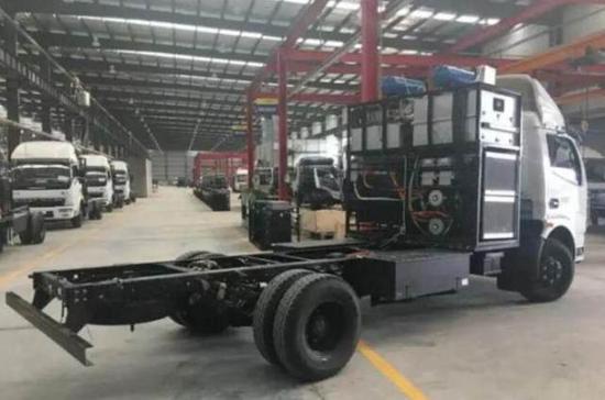 青年汽車的水氫燃料汽車。